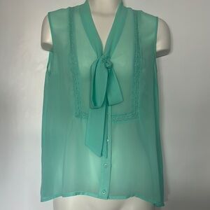 Pins & Needles Sheer Sleeveless Top